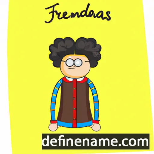 cartoon of the name Ferdinandas