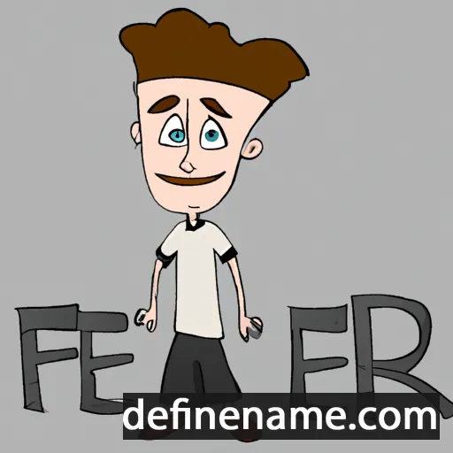 cartoon of the name Fere