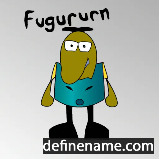 cartoon of the name Fergun