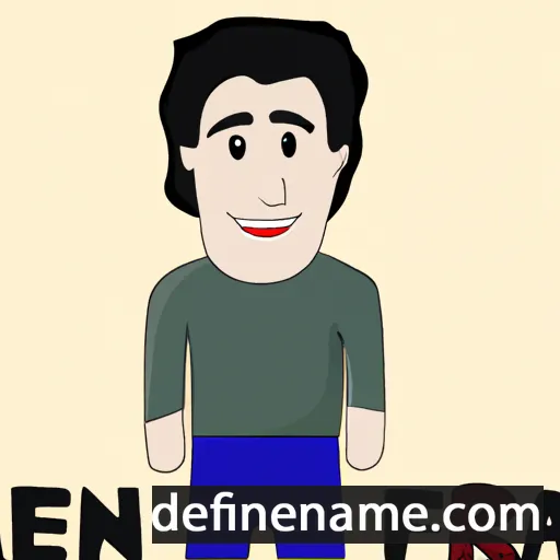 cartoon of the name Ferhan