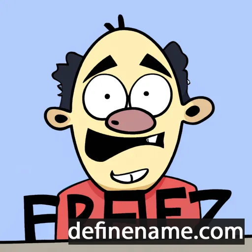 cartoon of the name Feriz