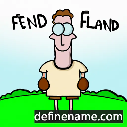 cartoon of the name Ferland