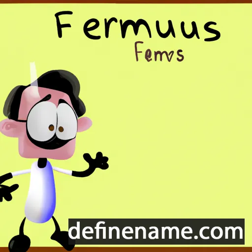 Fermeus cartoon