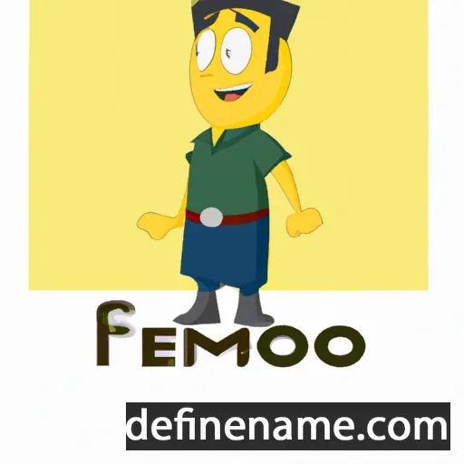 cartoon of the name Fermo