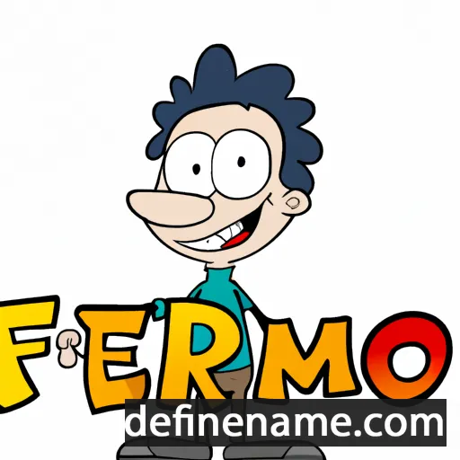 cartoon of the name Fermo