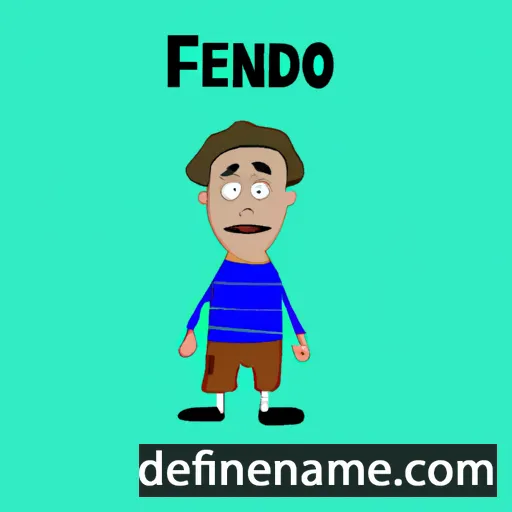 cartoon of the name Fernnando