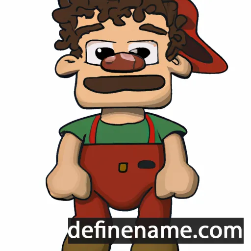 cartoon of the name Ferrán