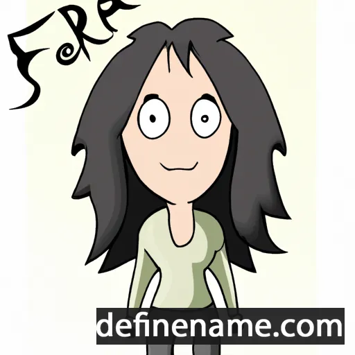 cartoon of the name Ferra