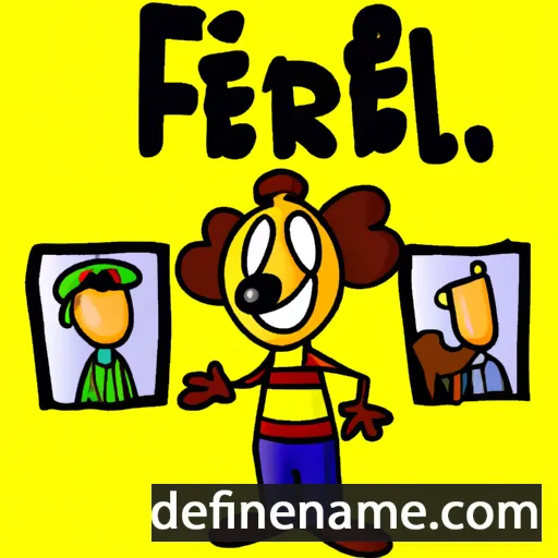 cartoon of the name Ferriòl