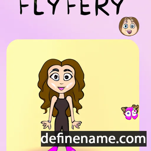 cartoon of the name Feryal