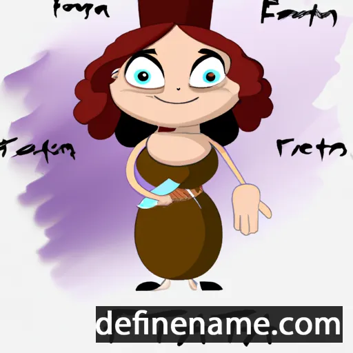 cartoon of the name Fetanya