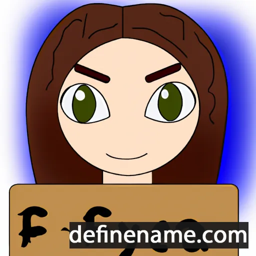 cartoon of the name Feya