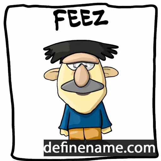 cartoon of the name Fezzik