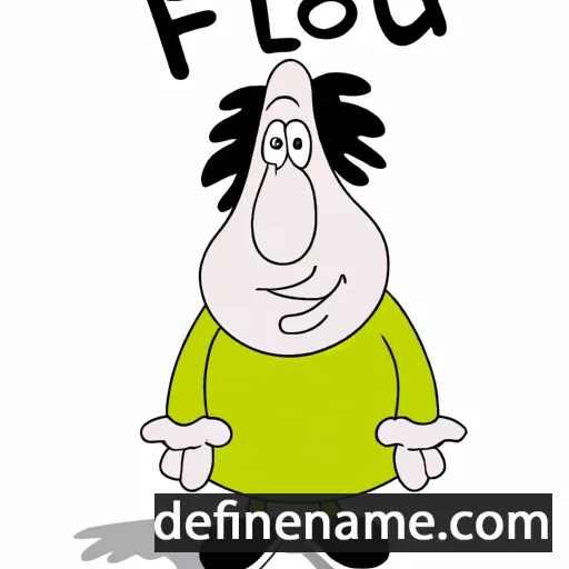 cartoon of the name Ffoulk