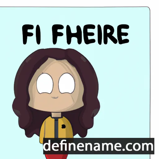 cartoon of the name Fherrie