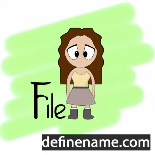 cartoon of the name Fīleia