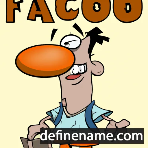 cartoon of the name Fiacro