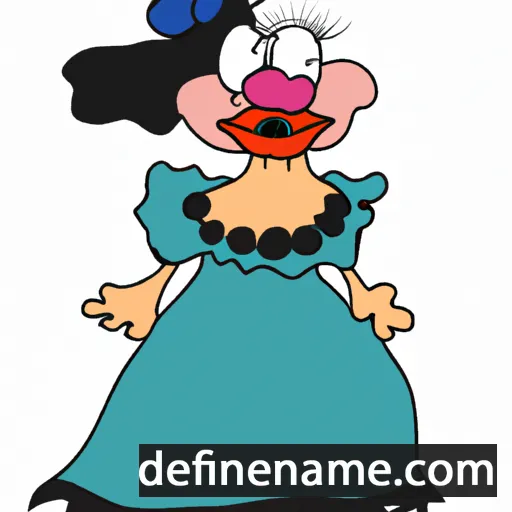 cartoon of the name Fiametta