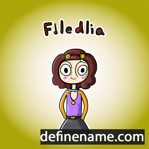 cartoon of the name Fidelina