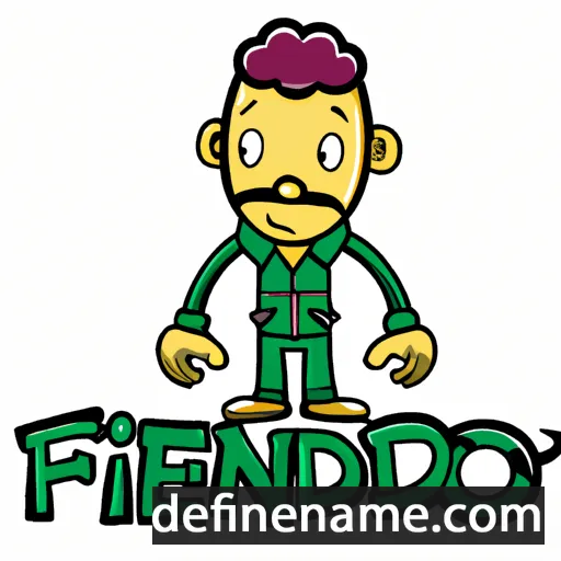 cartoon of the name Fidencio