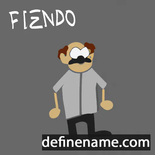 cartoon of the name Fidenzo