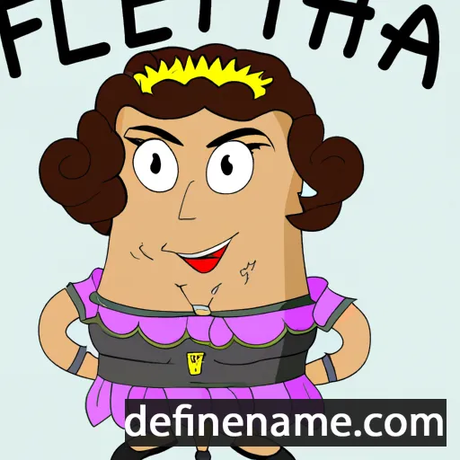 cartoon of the name Fiefia