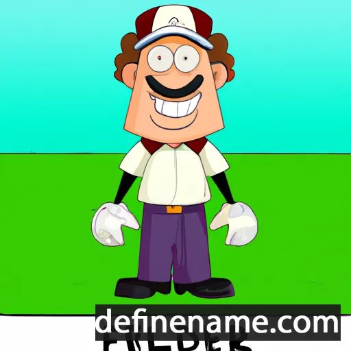 cartoon of the name Fielder