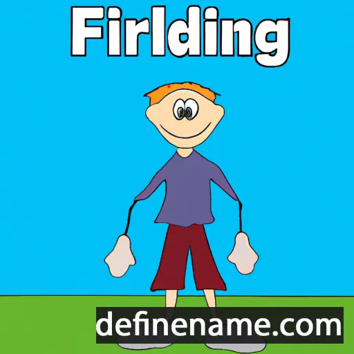 cartoon of the name Fielding