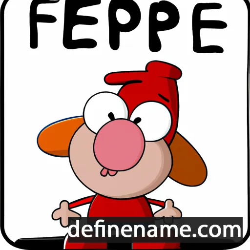 cartoon of the name Fiep