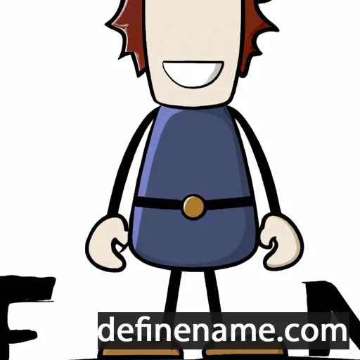 cartoon of the name Figen