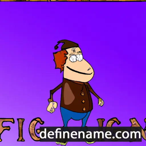 cartoon of the name Figgin