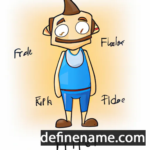 cartoon of the name Fikerte