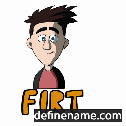 cartoon of the name Fikret