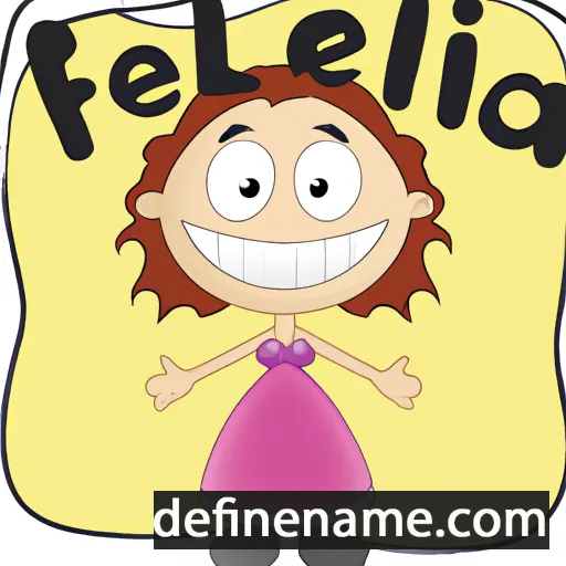 cartoon of the name Filecia