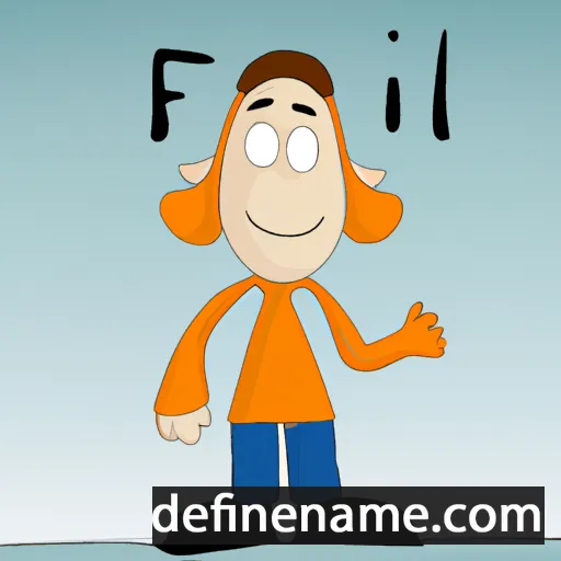 cartoon of the name Fili