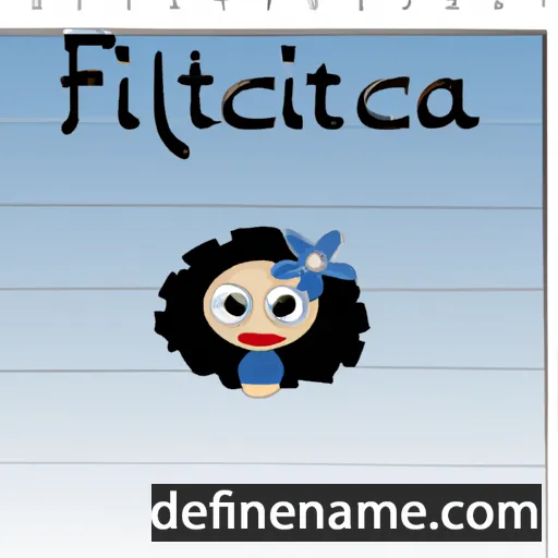 cartoon of the name Filicità