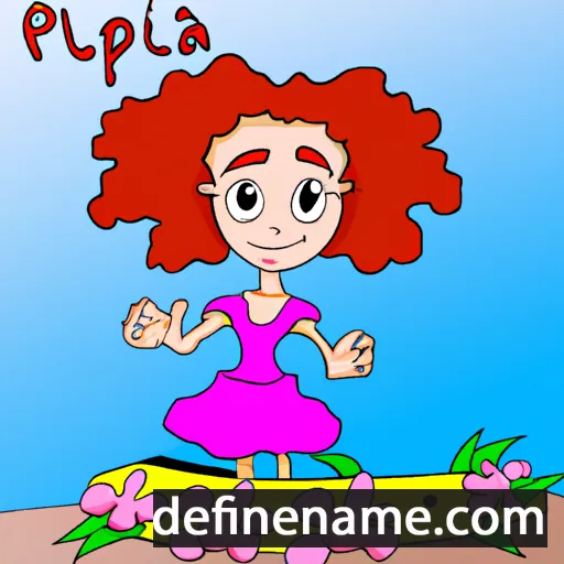 cartoon of the name Filipiya