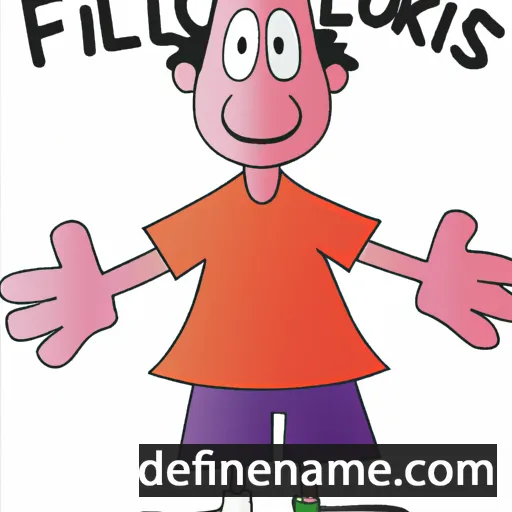 cartoon of the name Filiskos