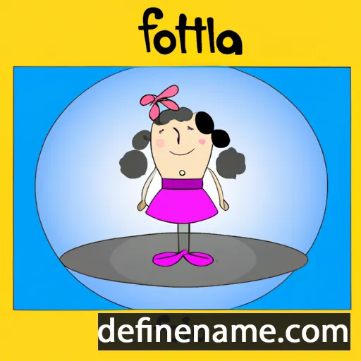 cartoon of the name Filloreta