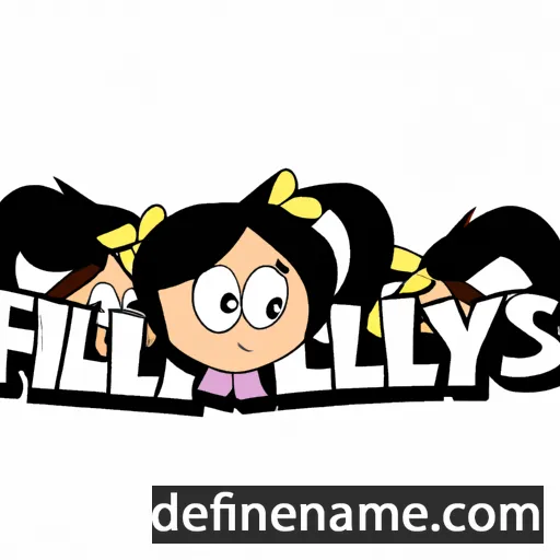 cartoon of the name Fillys