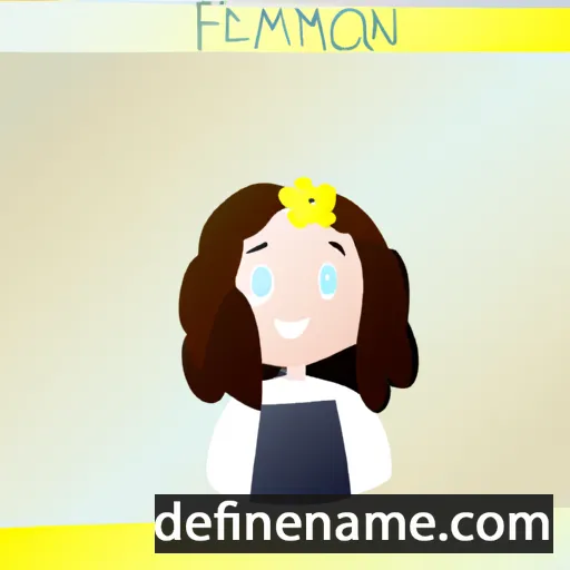 cartoon of the name Filomeen