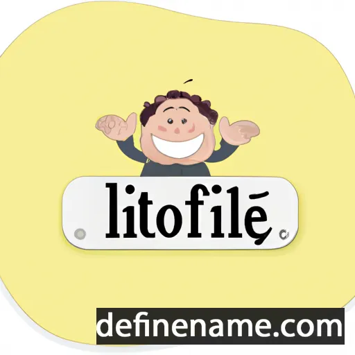 cartoon of the name Filottete