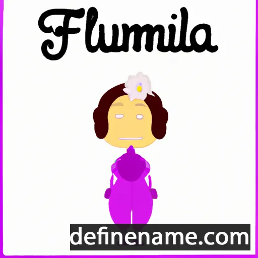 cartoon of the name Filumena