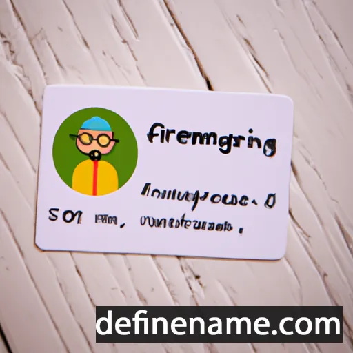 cartoon of the name Fimafengr