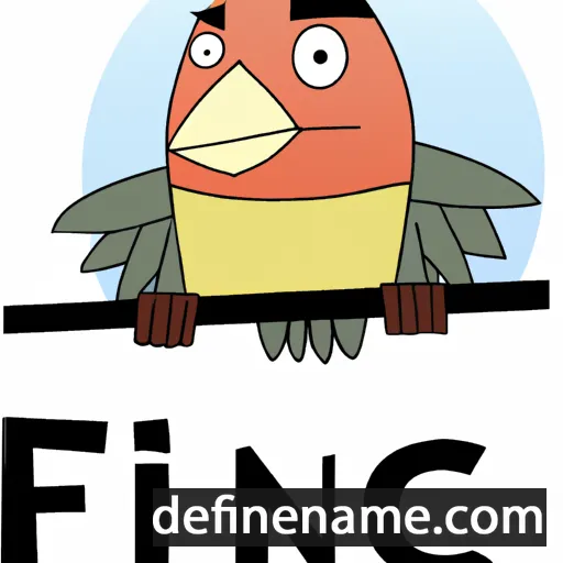 cartoon of the name Finch