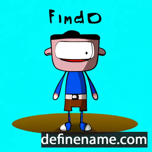 cartoon of the name Findekáno