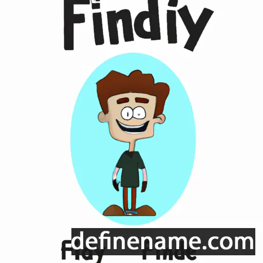 cartoon of the name Findley