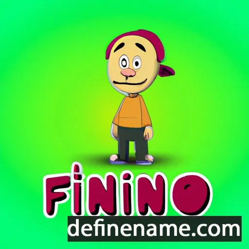 cartoon of the name Fineo