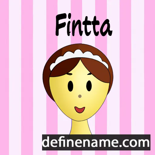 cartoon of the name Fineta