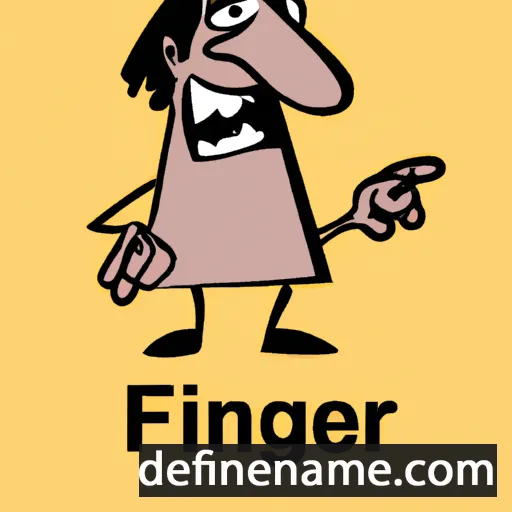 cartoon of the name Fingar